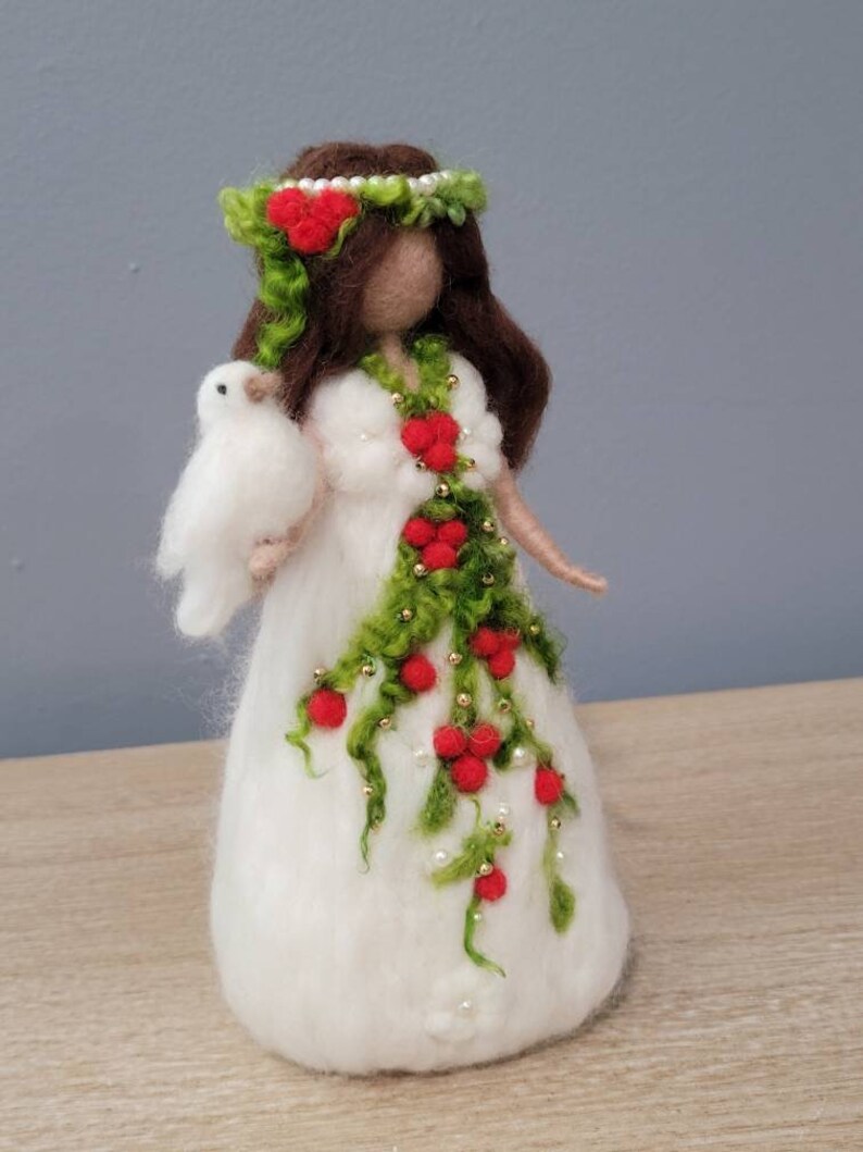 Needle Felted Angel Etsy