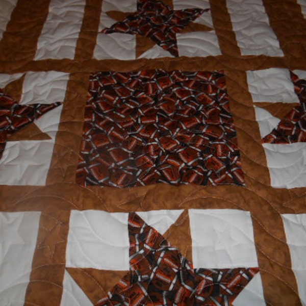 Football Quilts Etsy