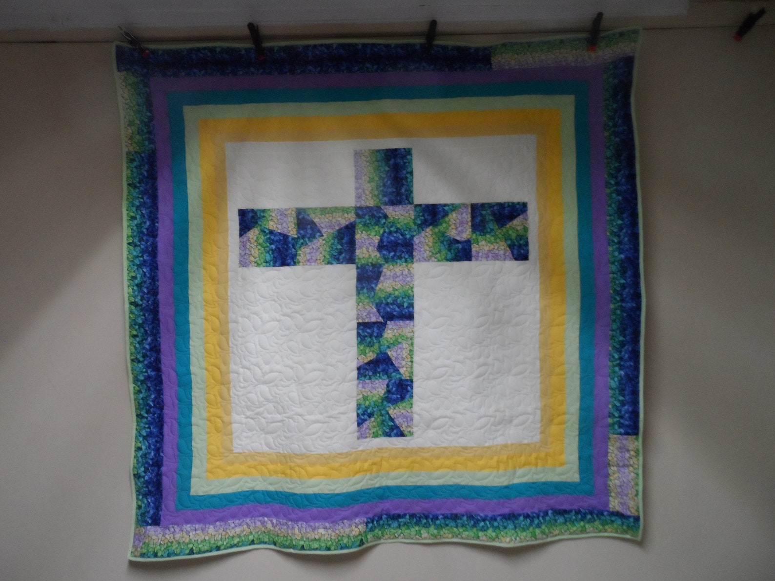 Cross quilt religious quilts lap quilt throw quilt quilts. Etsy