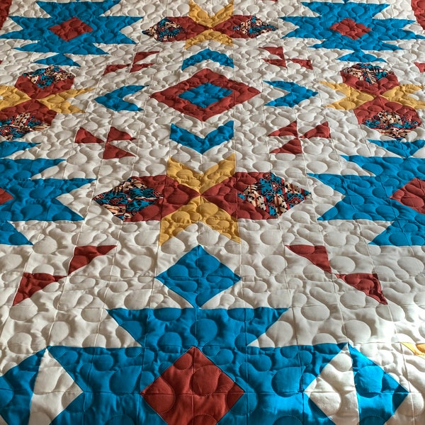 Aztec Quilt Etsy
