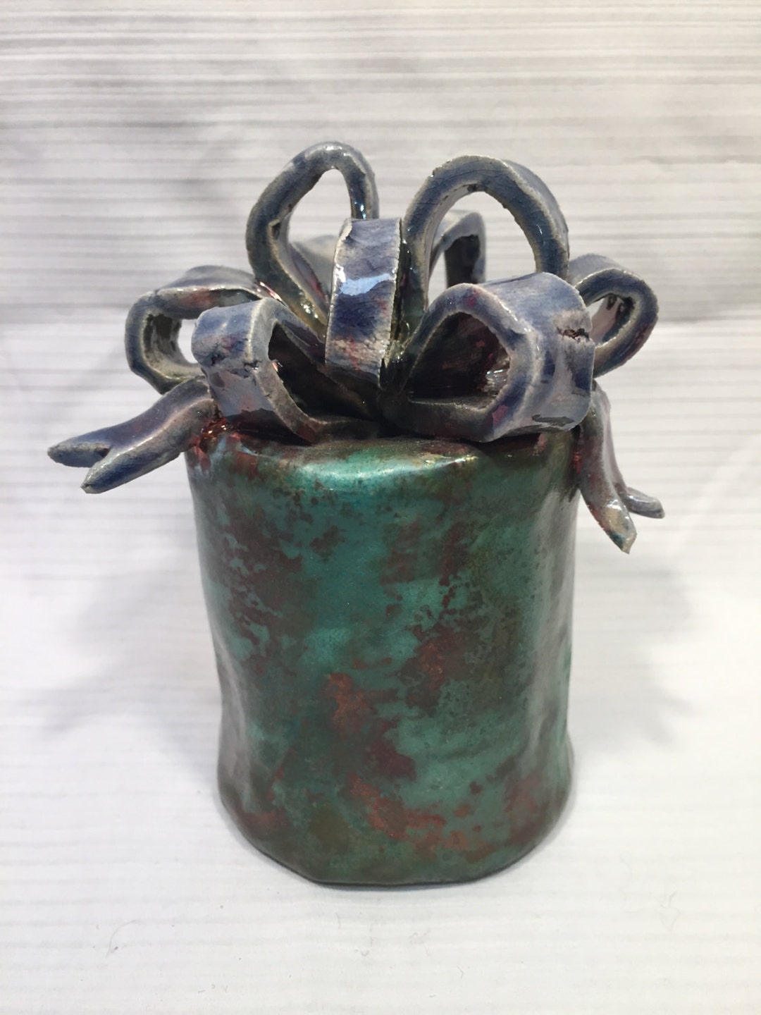 Original Handmade Raku Clay Sculpture Present - Etsy