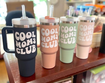 STICKER ONLY Cool Moms Club Decal | Free Shipping | Mom Gift Coffee Cup Water Jug Sticker Cool Mom Sticker Water Bottle Sticker Decal