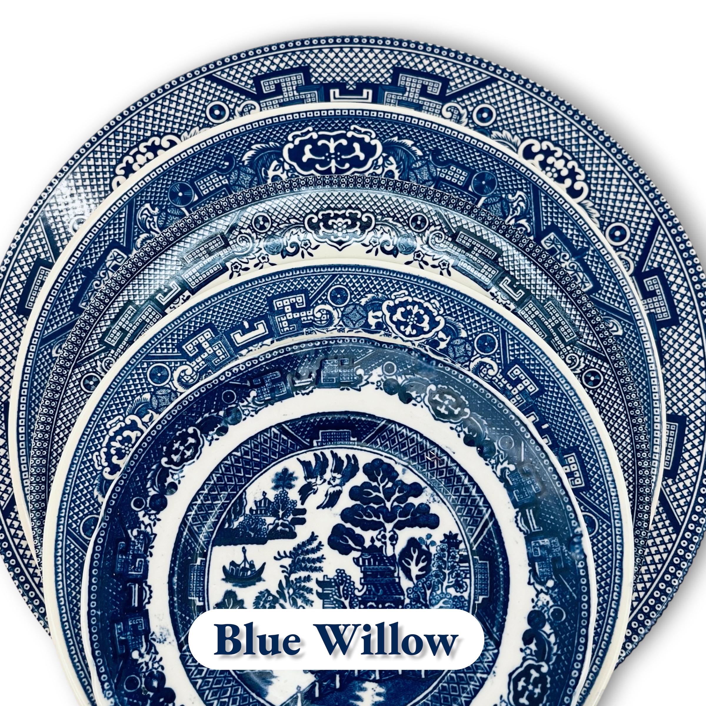 Willow pattern plate - Etsy 日本