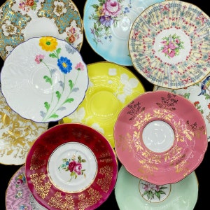 Orphan Saucers | ENGLISH BONE CHINA Saucers | Bulk Saucers | Replacement Pieces | Saucers Only