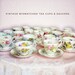 Mismatched Tea Cups / Vintage Tea Cups and Saucers / Mix & Match Tea Cups/ Tea Party Favors / Bulk Tea Cups 
