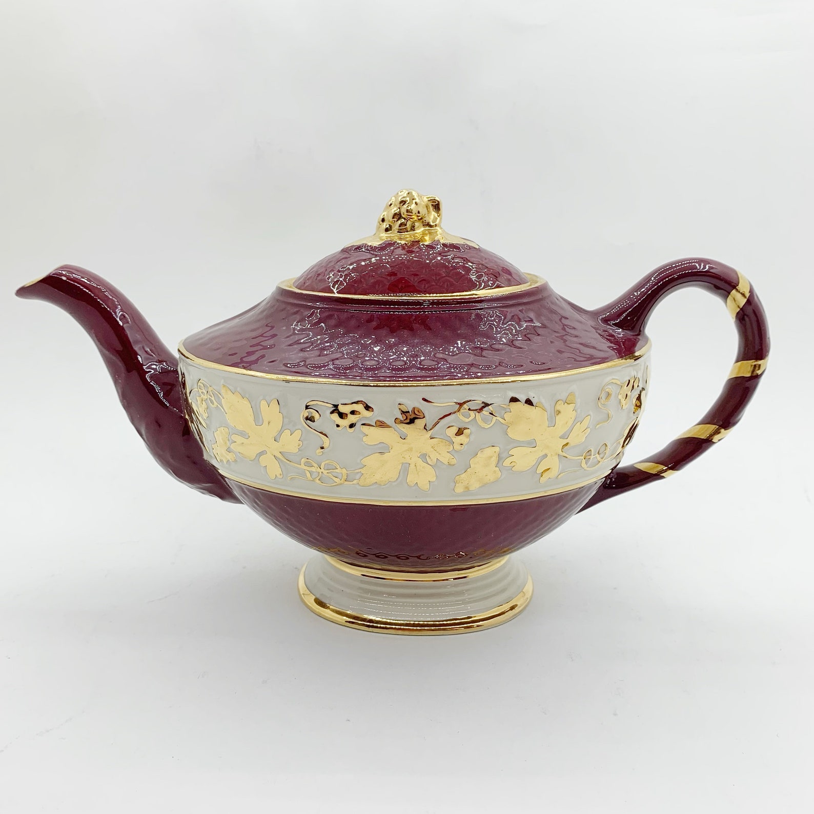 Wade Rubytone Teapot with Creamer and Sugar Set Etsy