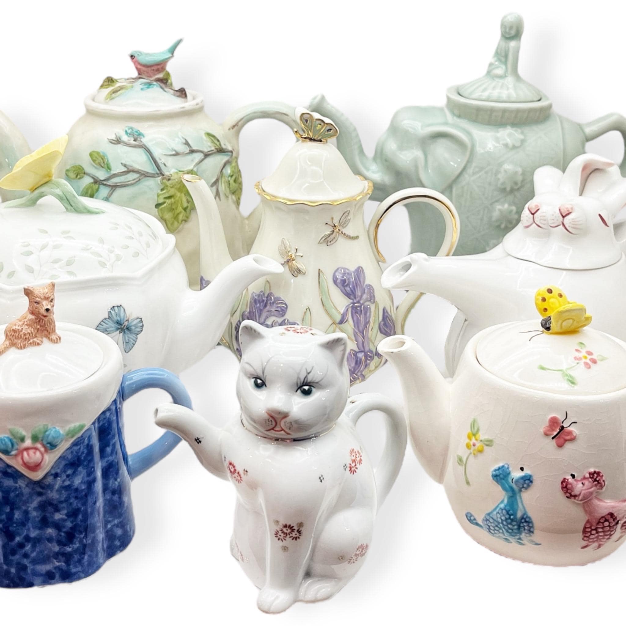 Vintage cat teapot - Etsy 日本