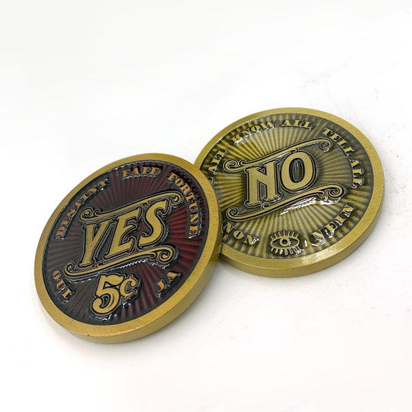 NOW SHIPPING! Madam Clara's Exclusive Yes-No Fortune Coin