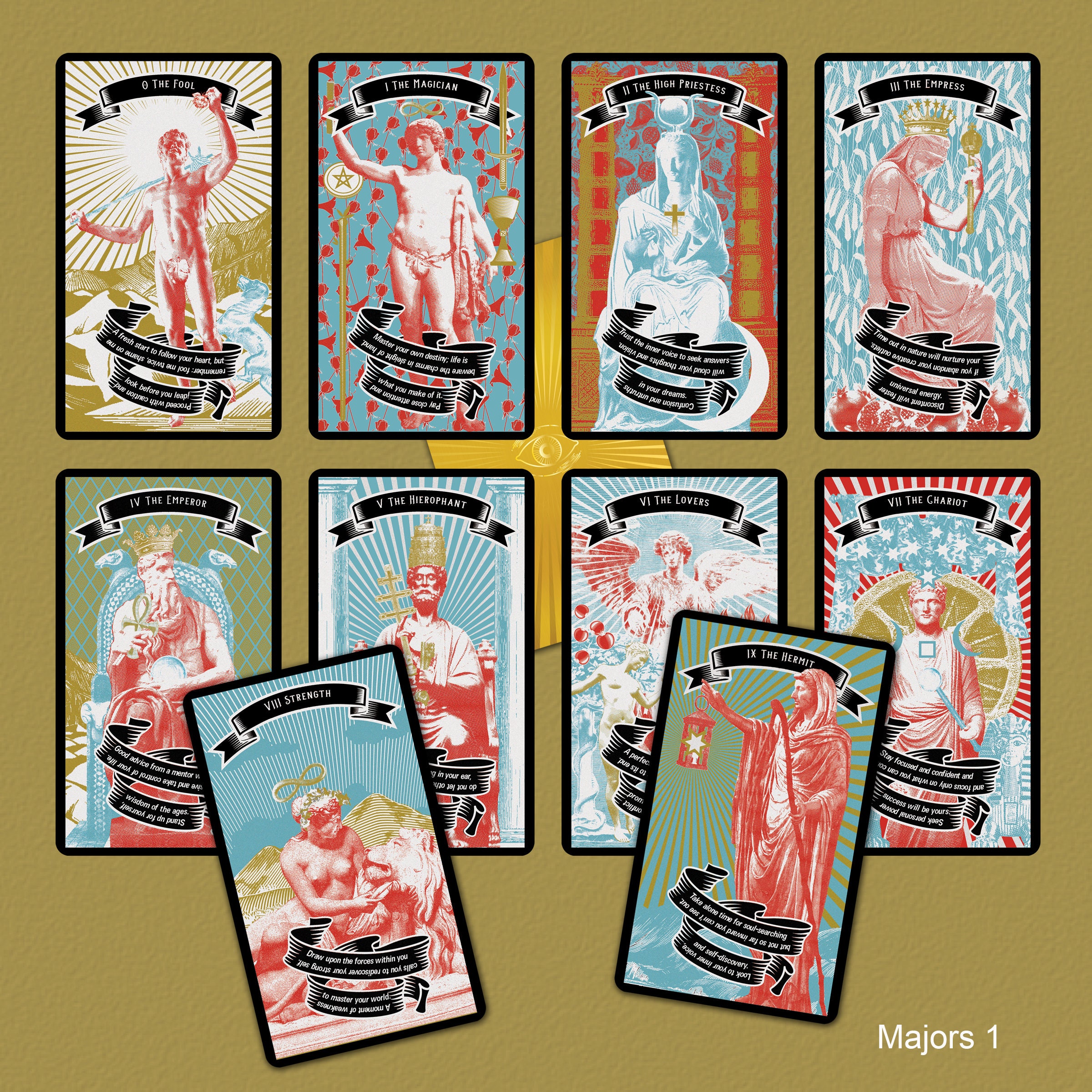 Madam Clara Sees All Fortune Teller Tarot Card Deck 4th Ed - Etsy Israel