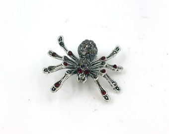 Spider Brooch Rhinestones