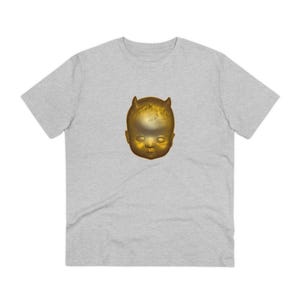 Koszulka dla niemowląt Organic Creator - Unisex, Koszulka dla niemowląt Handsome Little Devil, Koszulka z bawełny organicznej bez względu na płeć, Ekologiczna odzież dziecięca,