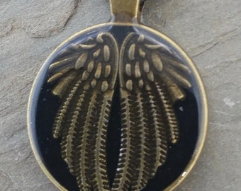 Bronze Angel Wing pendant