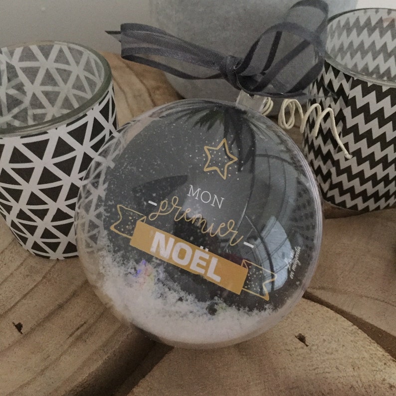 Mon premier Noël boule de noël bébé Idée cadeau de Noël Etsy Canada