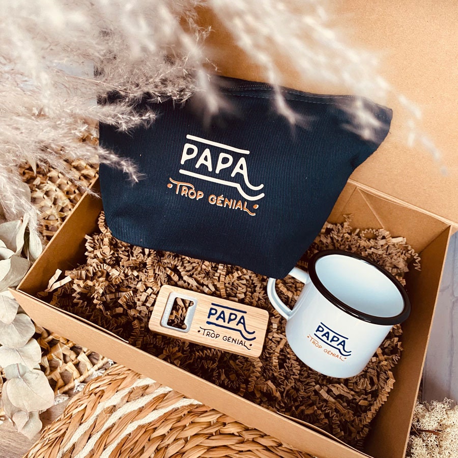 Coffret Cadeau Mug et Chaussettes - Beau-Père - Jour de Fête