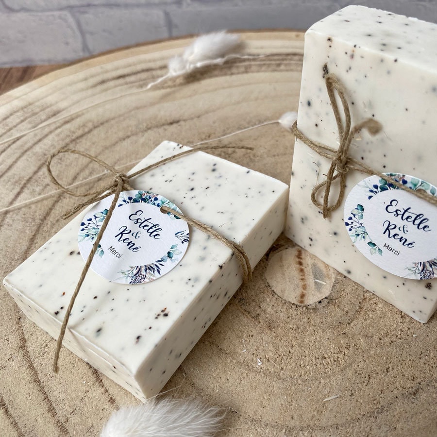 Savon solide écologique pour invités de mariage – Nature et bohème