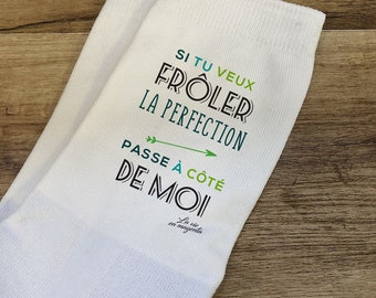 Chaussettes à message humour - cadeau original homme