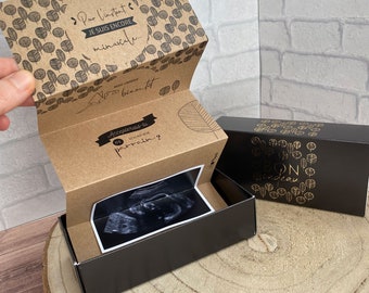 Peetvader verzoek - Baby zwangerschap aankondiging geschenkdoos - zwangerschapsaankondiging - meter verzoek - zwangerschapsaankondiging