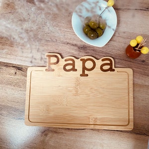 Dad aperitif board Father's Day gift idea grandfather cutting board image 7