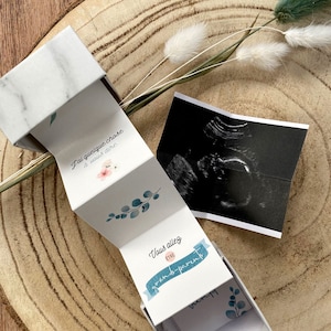 Annuncio di gravidanza - La famiglia cresce - Scatola a sorpresa - Annuncio di gravidanza - Richiesta madrina - Idea regalo annuncio di gravidanza