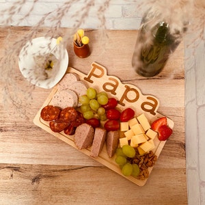 Dad aperitif board Father's Day gift idea grandfather cutting board image 2