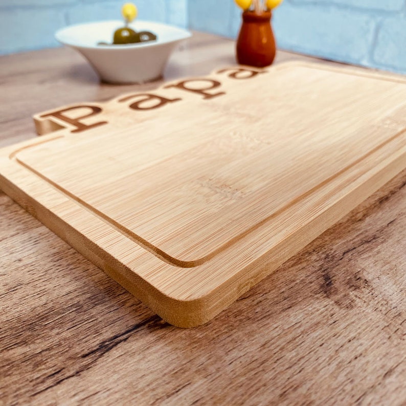 Dad aperitif board Father's Day gift idea grandfather cutting board image 3