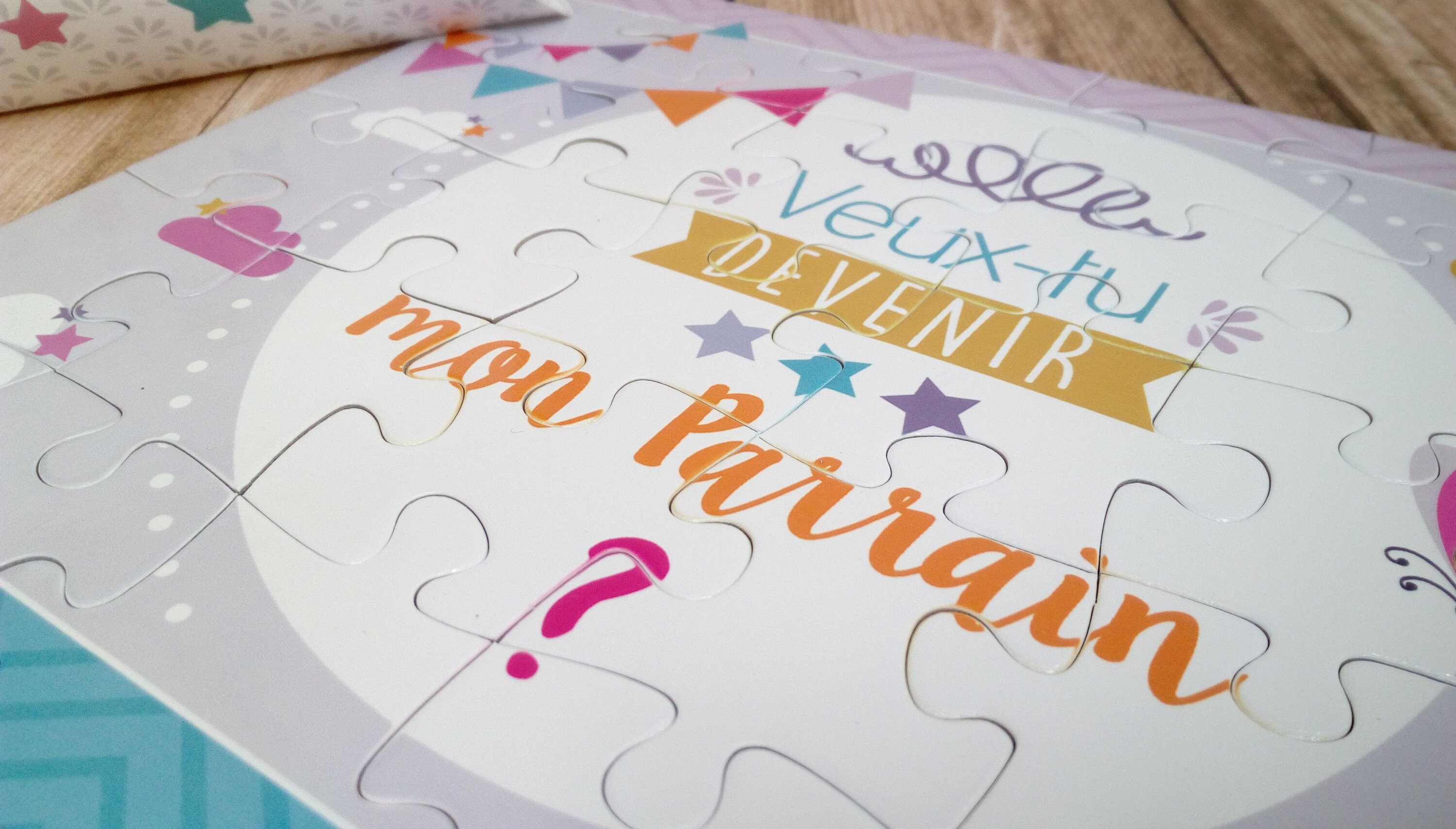 Puzzle demande marraine - parrain - Etsy France