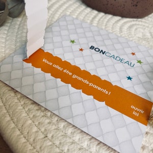 Grand-parents - Bon cadeau annonce grossesse