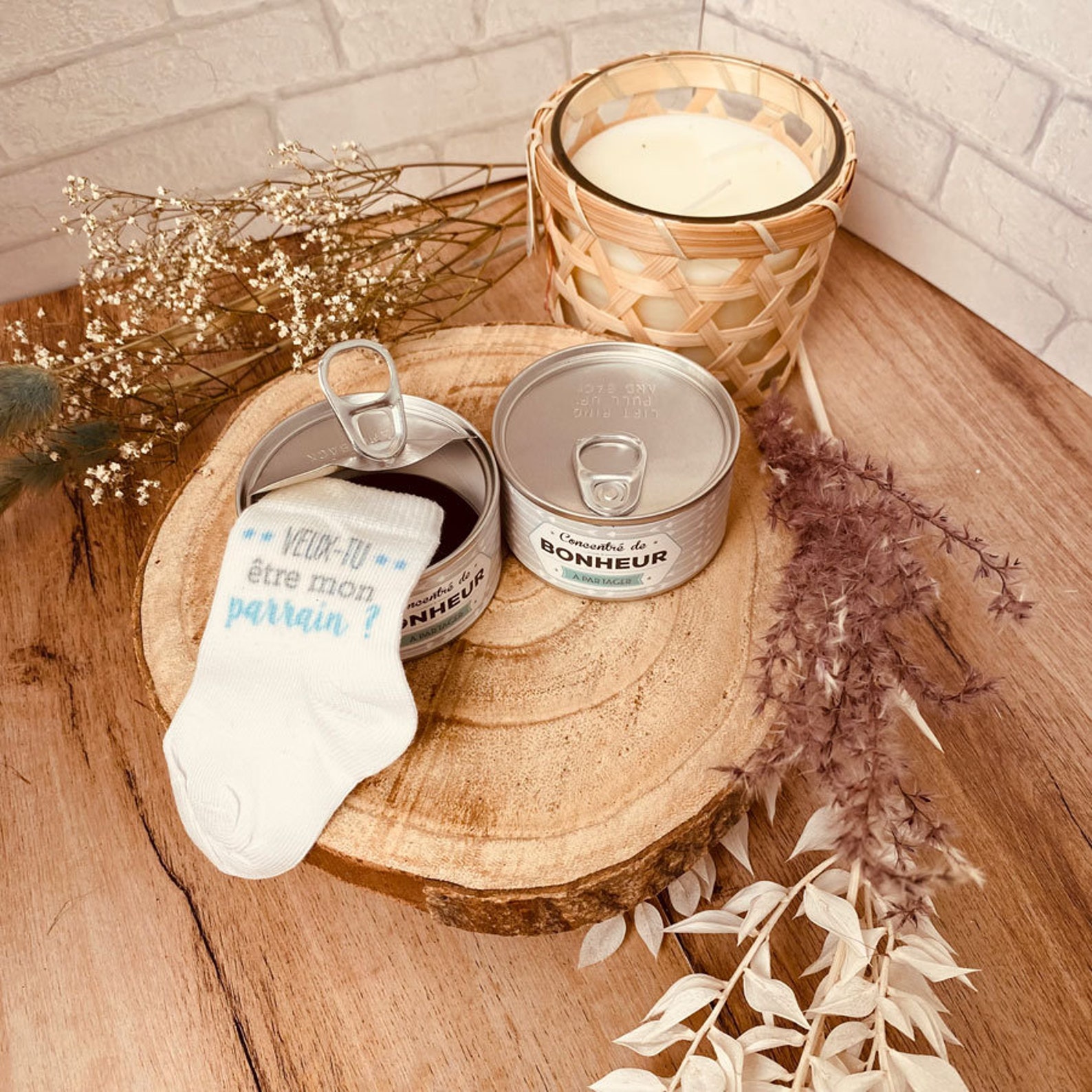 Annonce grandsparents grossesse Boite de conserve cadeau Etsy France