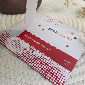 Richiesta testimone di nozze - Buono regalo per staccare partecipazione di nozze - Richiesta testimone a sorpresa - Originale