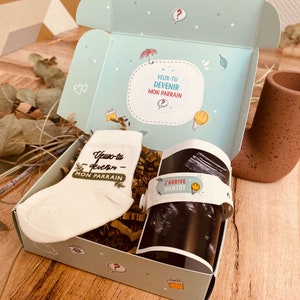 Richiesta sponsor - Scatola ecografia annuncio gravidanza bambino - annuncio gravidanza - richiesta madrina - annuncio gravidanza
