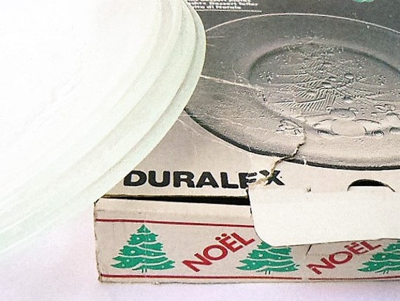 christmas holiday 4 french duralex vintage tempered glass etsy duralex christmas platter