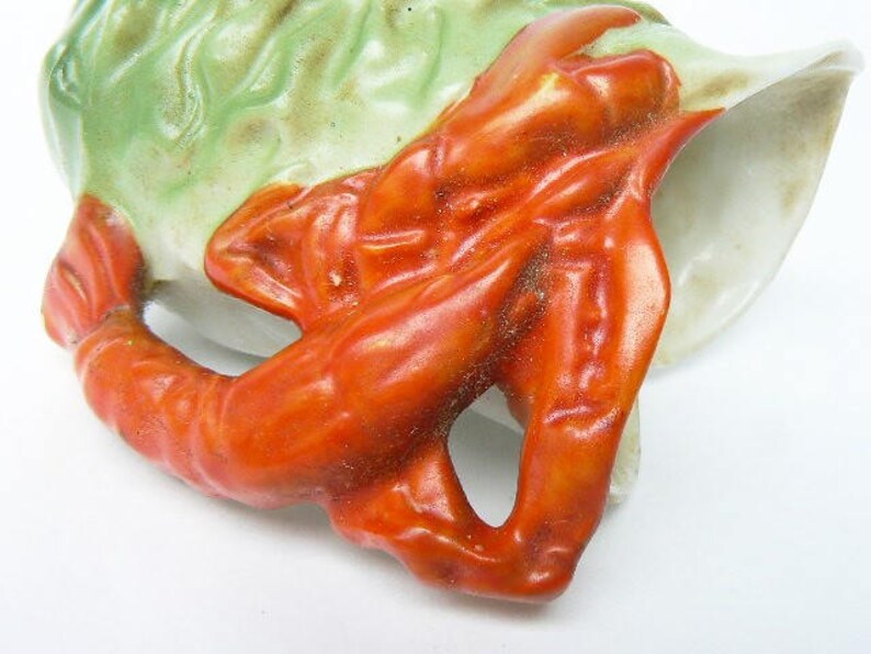 1920's Germany Small Ceramic Pitcher Unique Red Lobster | Etsy
