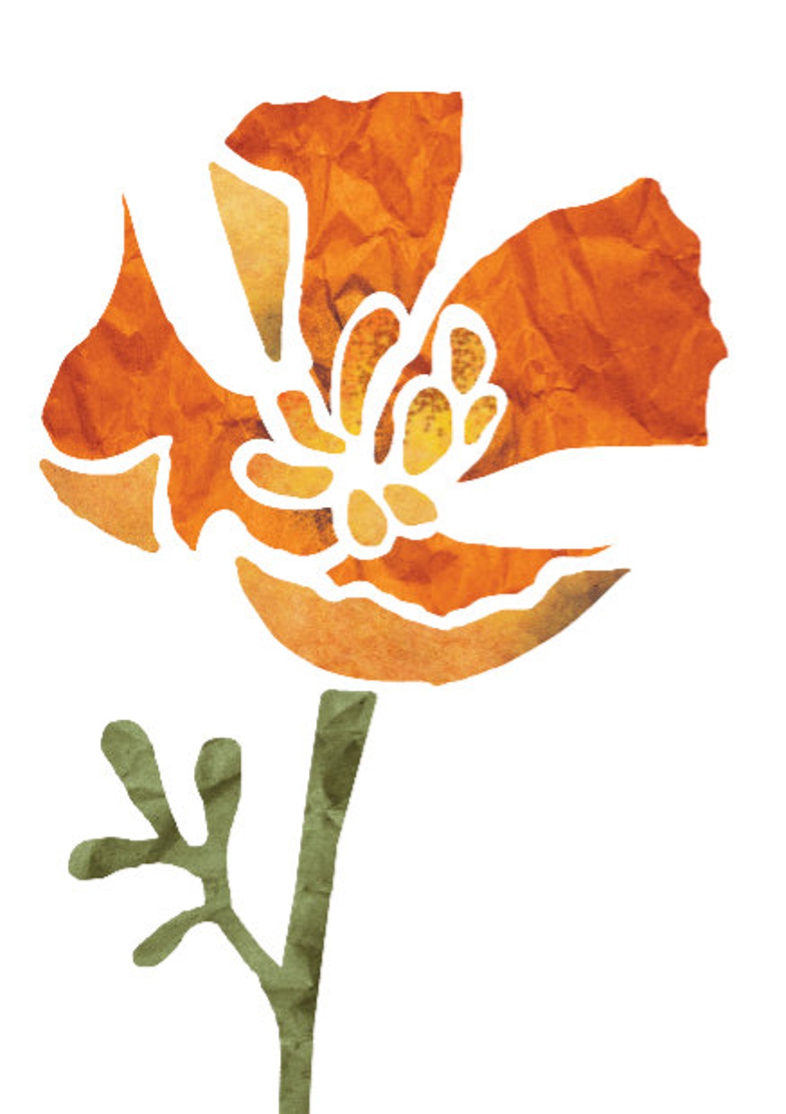Instant Download Printable Flower Art Wall Print Wall Art - Etsy