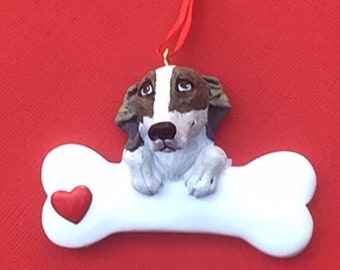 Personalized Greyhound Dog Ornament,  Personalized Dog Christmas Ornament, Pet Christmas Ornament, Dog Gift, Pet Gift, Gift for Dog