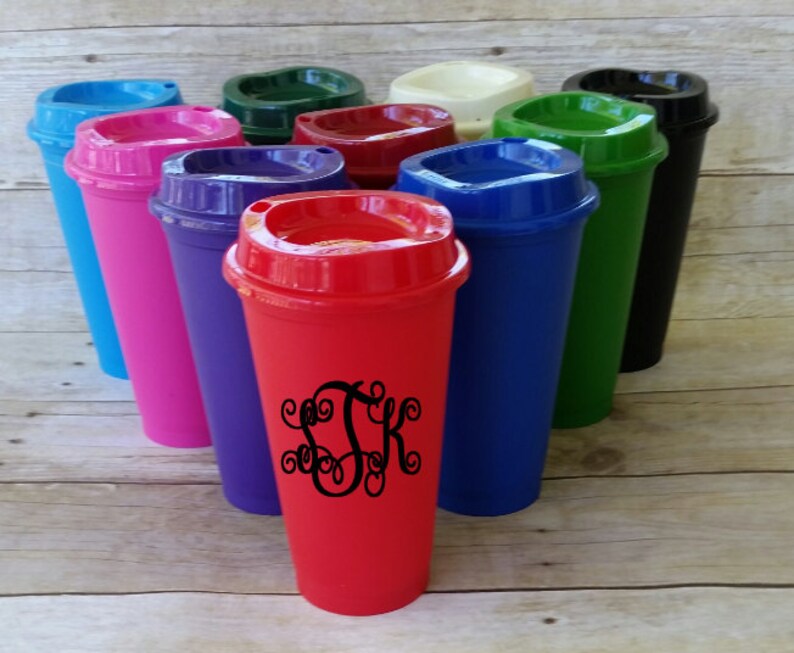 16 Oz Coffee Cup Reusable Travel Coffee Cup Personalized Etsy