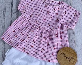 Evie Summer Top and Bloomer Set