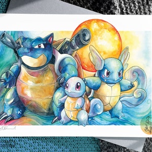 Turtle Family Print - A3/A4/A5 sizes