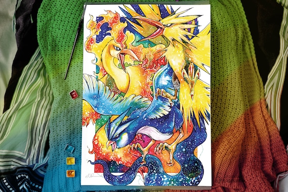 Zapdos Portrait Print