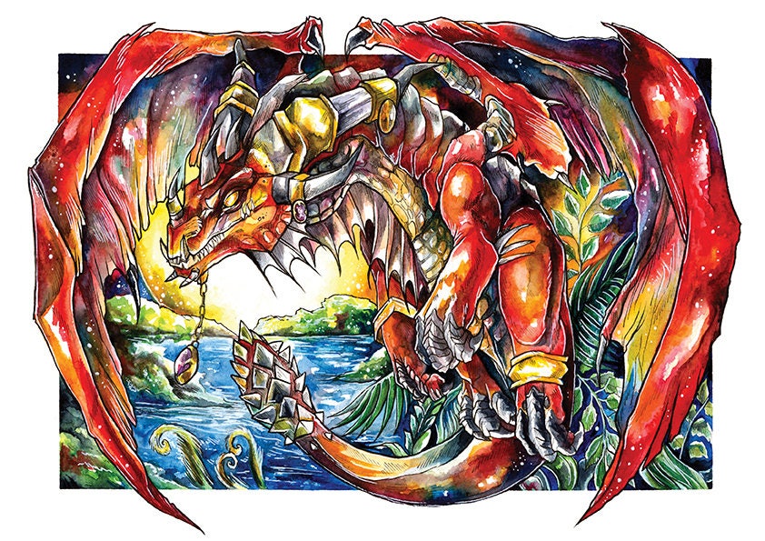 Print Alexstrasza dragon form from World of Warcraft | Etsy