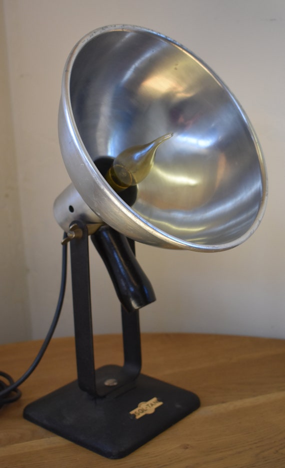 Vintage Soltan Heat Lamp Converted To Desk Lamp Etsy