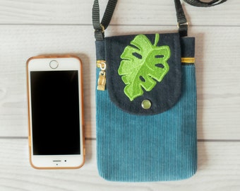 Bolso de teléfono celular Crossbody con un bolsillo, pequeña bolsa de Iphone para mujeres