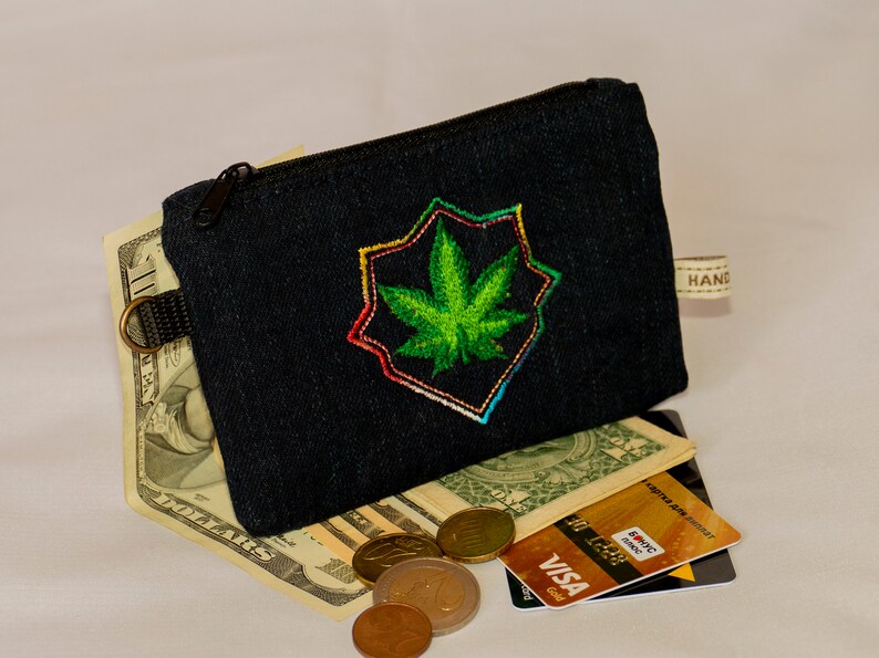 Small Coin Purse With Zipper Denim Change Pouch With Etsy Australia