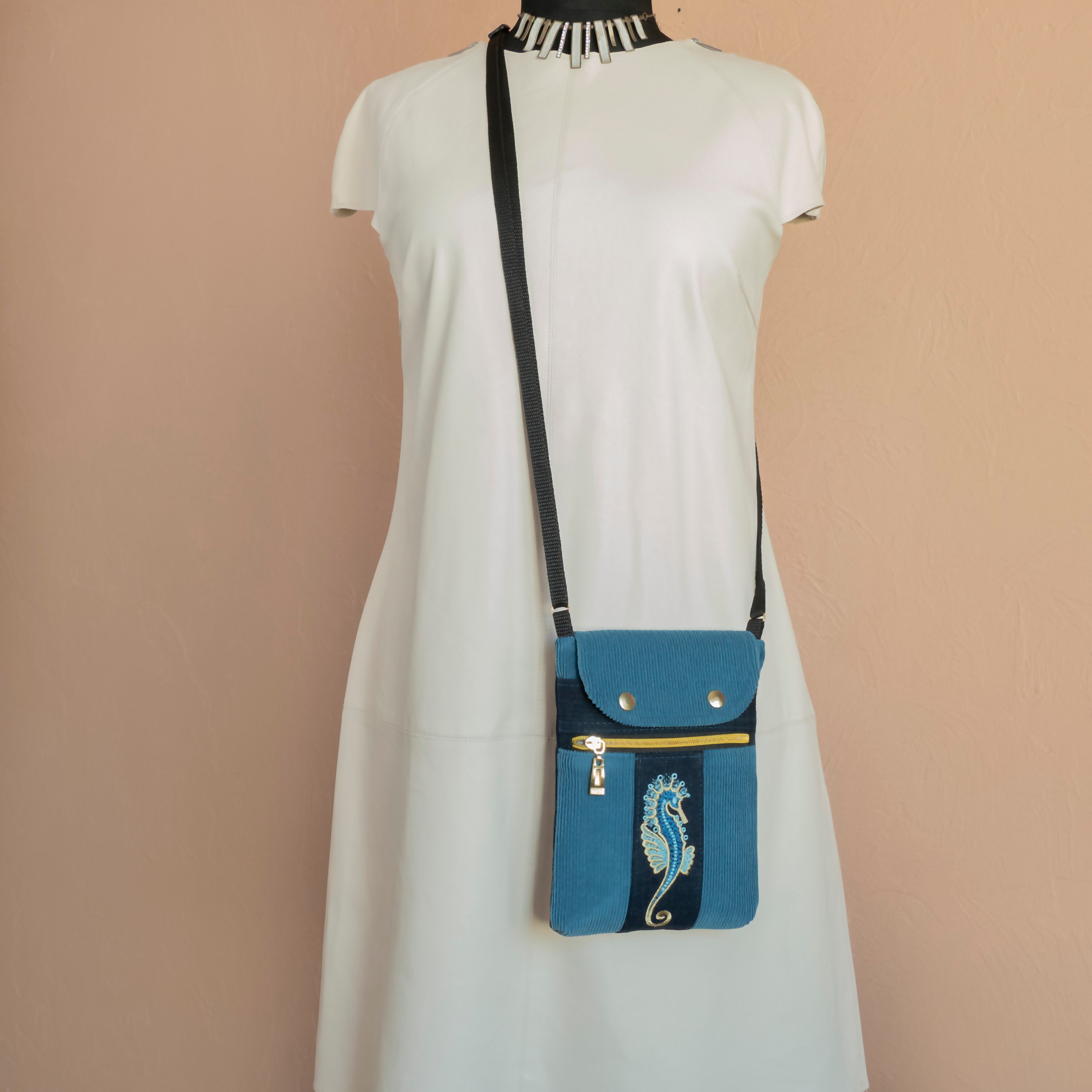 IPhone Bag for Women, Cell Phone Crossbody Purse With Three Pockets Etsy