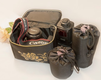 DSLR Camera Lens bag insert / SET