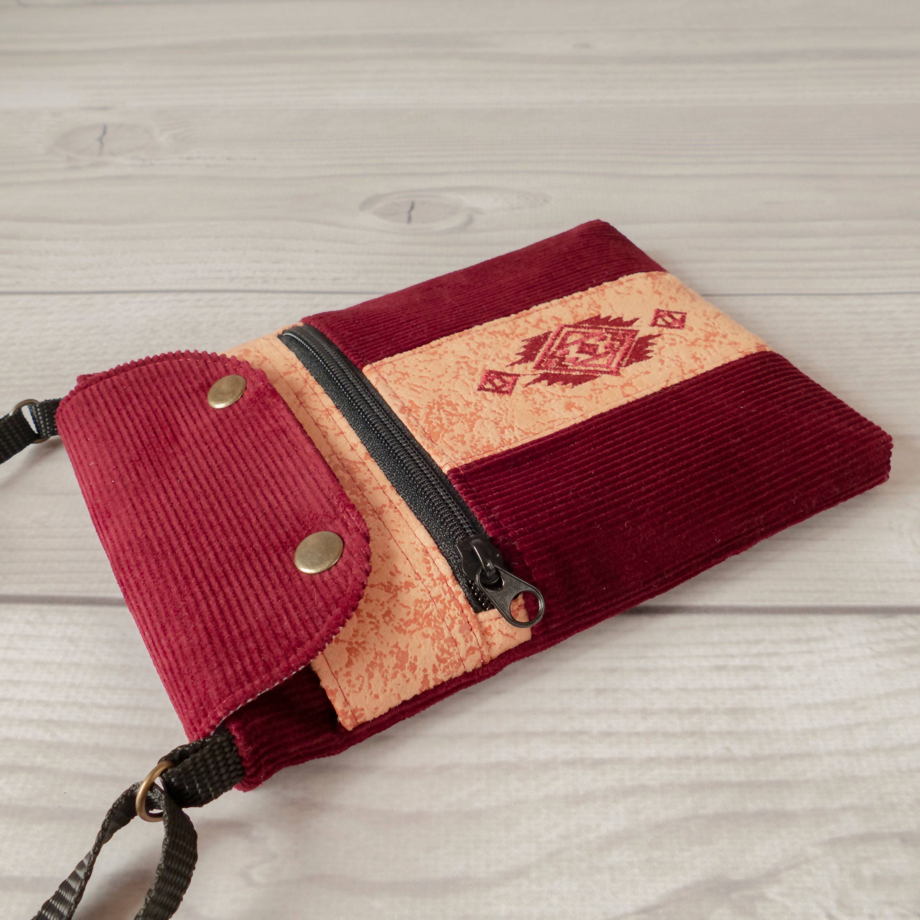 Cell Phone Purse Crossbody, iPhone Bag for Women With Three Pockets