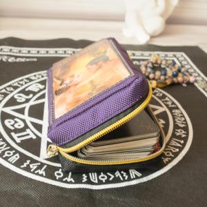 Tarot Kartenhalter, mit Reissverschluss