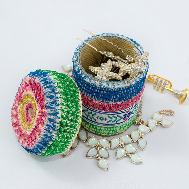 Decorative Jewelry gift box Hair clip accessories storage