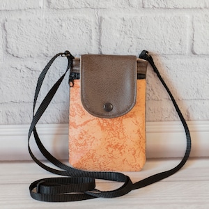 Cell phone purse Crossbody, Small Iphone bag for Women, Faux Suede purse