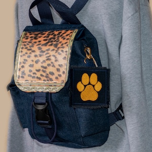 Small Backpack purse, Designer Drawstring backpack