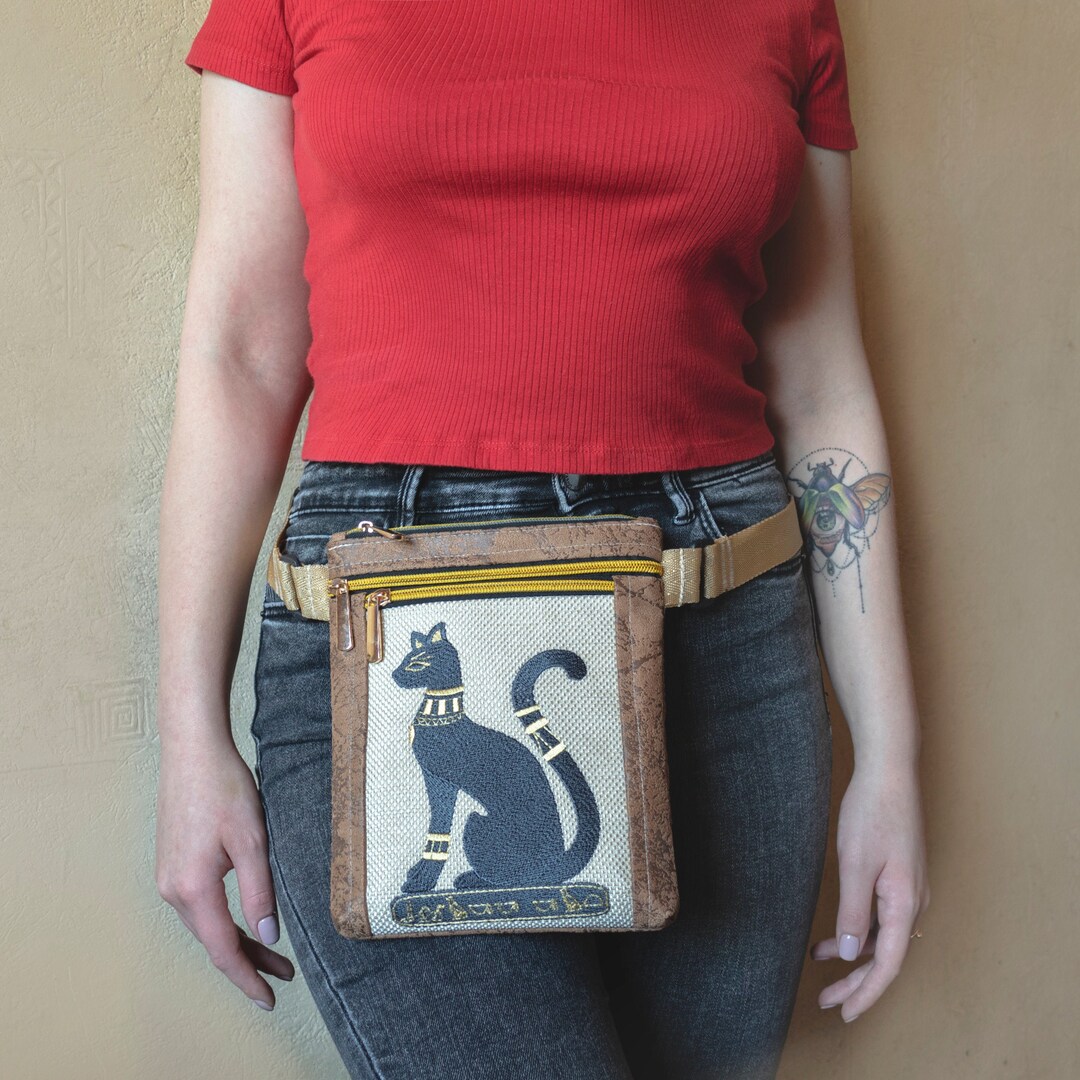 Flat Belt Bag Fabric Fanny Pack for Woman Hip Purse Plus Etsy